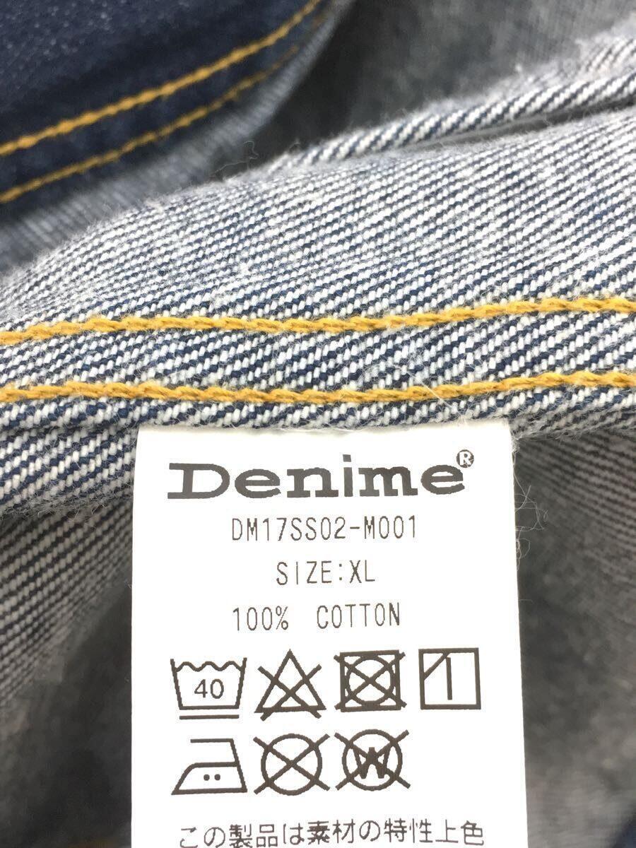 Denime◆Denime/ドゥニーム/Gジャン/XL/デニム/インディゴ/無地/DM17SS02-M001_画像5