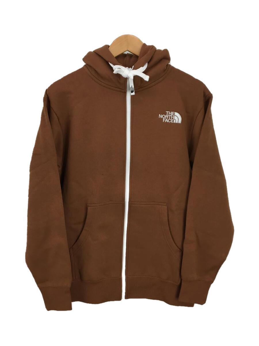 THE NORTH FACE◆REARVIEW FULLZIP HOODIE_リアビューフルジップフーディ/M/コットン/BRW