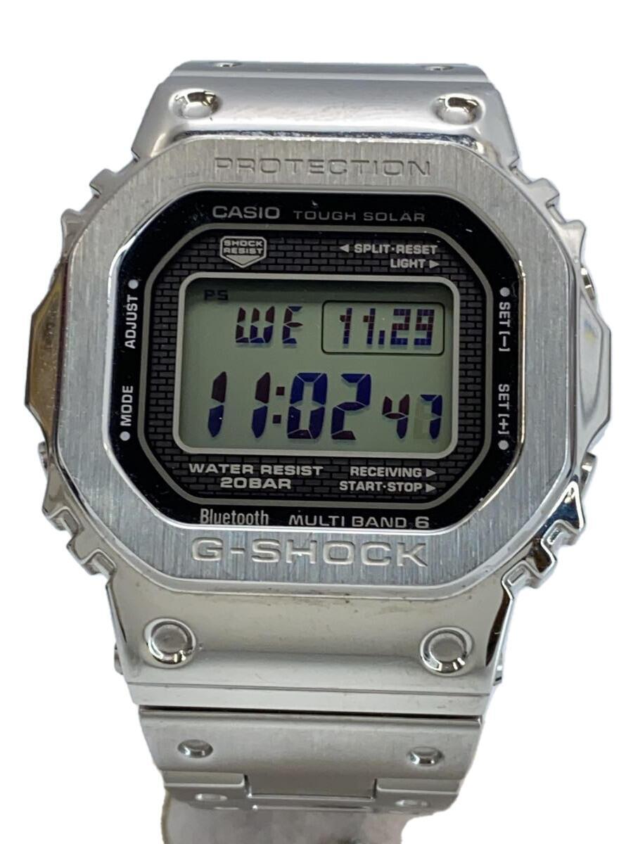 CASIO◆腕時計/デジタル/ステンレス/BLK/SLV/GMW-B5000_画像1