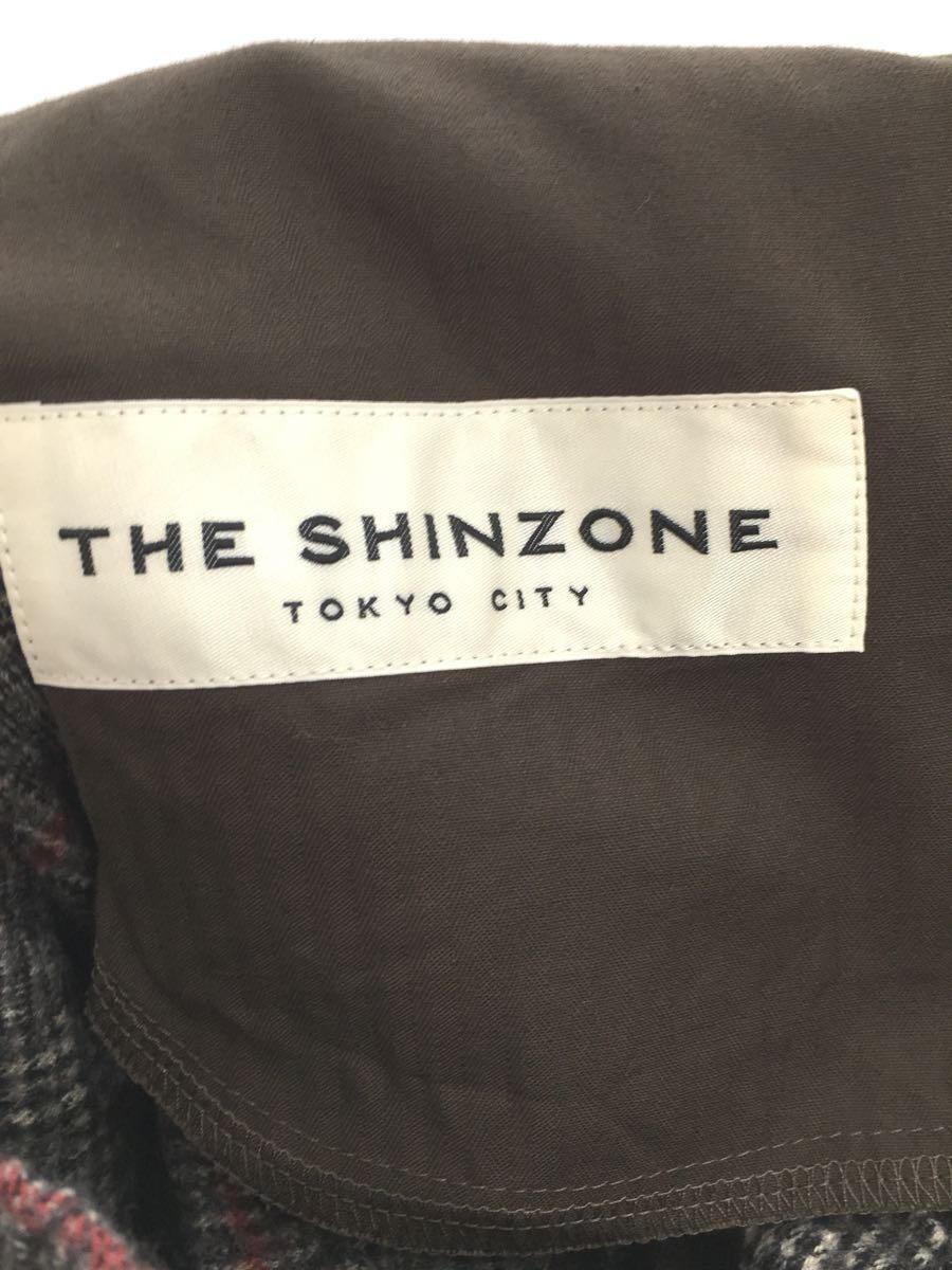 The Shinzone◆ストレートパンツ/S/コットン/GRY/チェック/21AMSPA11_画像4