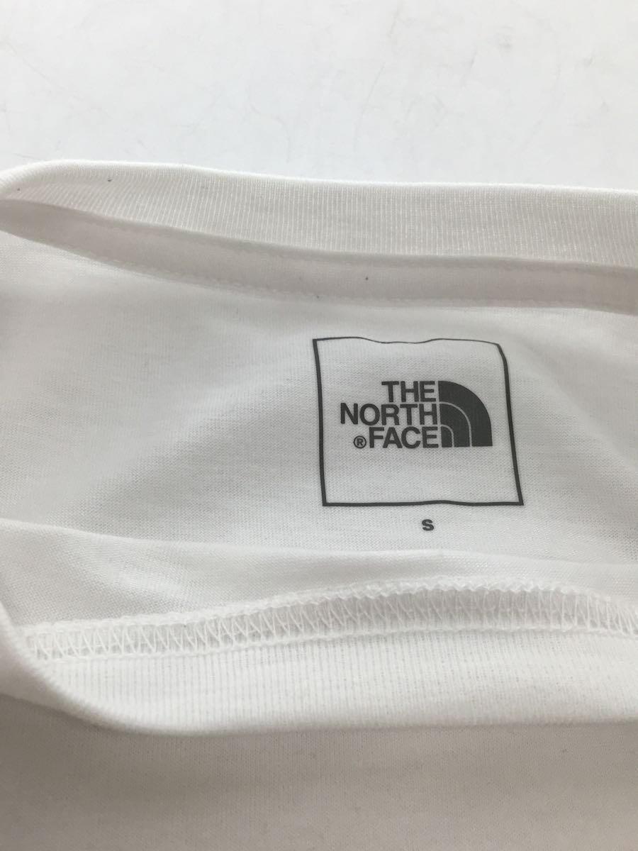 THE NORTH FACE◆S/S STICKER HALFDOME TEE_ショートスリーブステッカーハーフドームティー/S/コットン/WHT_画像6