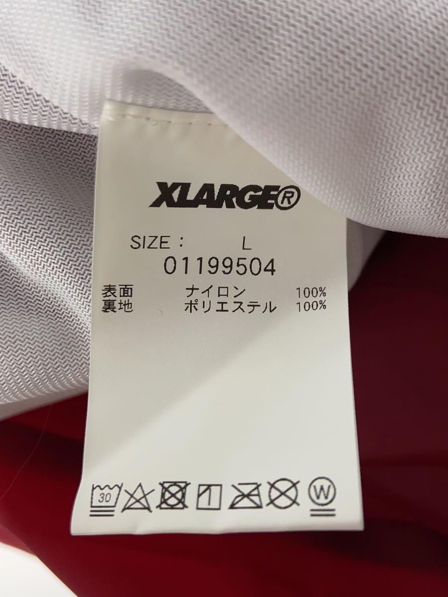 X-LARGE◆ナイロンジャケット/L/ナイロン/RED/01199504_画像4