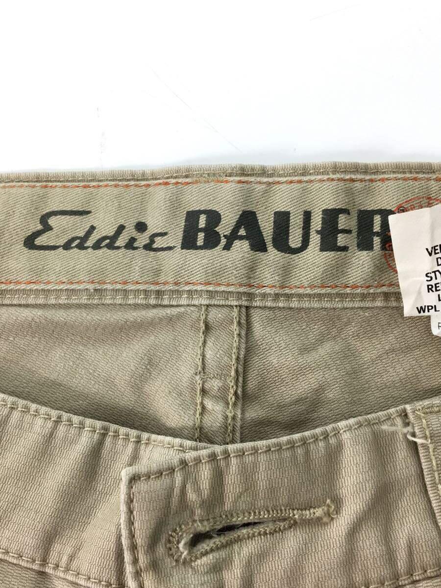 EDDIE BAUER◆ストレートパンツ/33/コットン/BEG_画像4