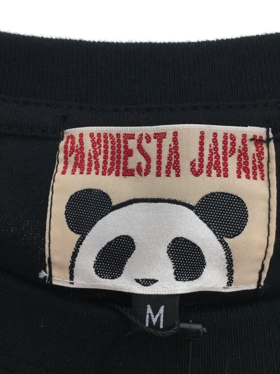 PANDIESTA JAPAN◆Tシャツ/M/コットン/BLK/551209/着用感・薄汚れ有_画像3
