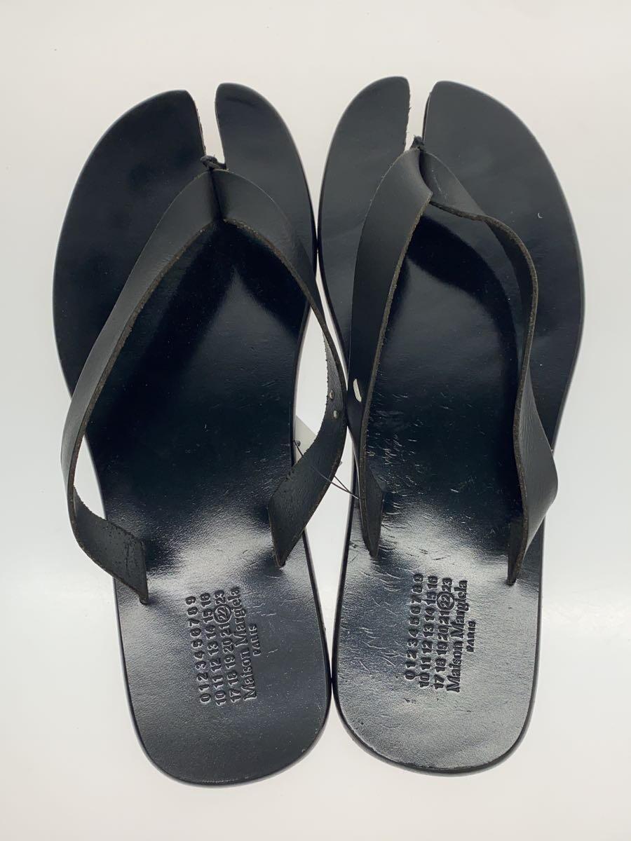 Maison Margiela◆SLIPPER/足袋サンダル/42/BLK_画像3