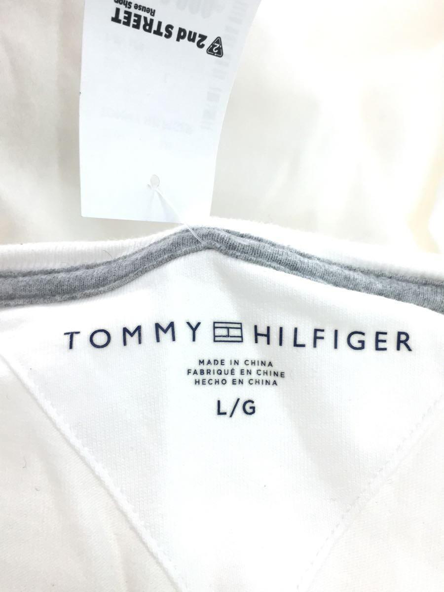 TOMMY HILFIGER◆Tシャツ/L/コットン/WHT_画像3