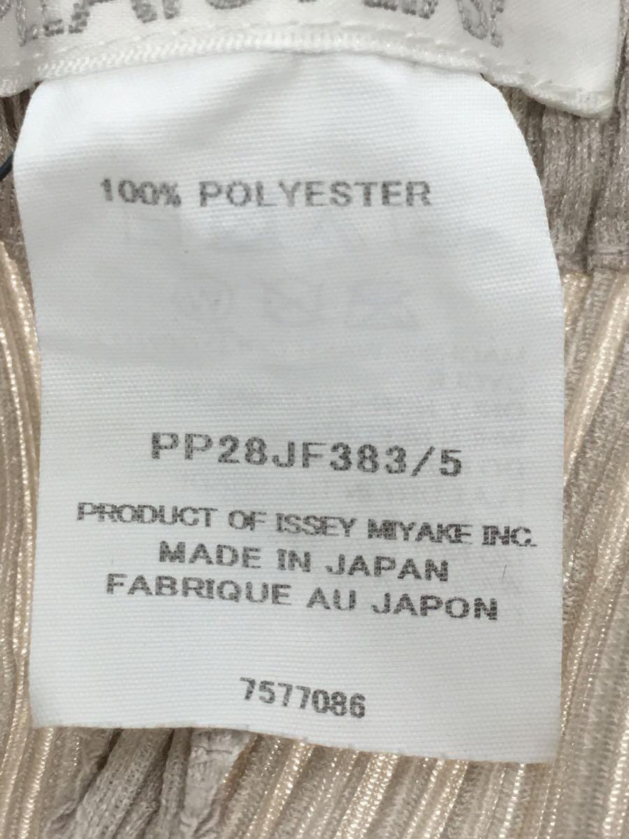 PLEATS PLEASE ISSEY MIYAKE◆ボトム/5/ポリエステル/GRY/無地/PP28JF383/5_画像5