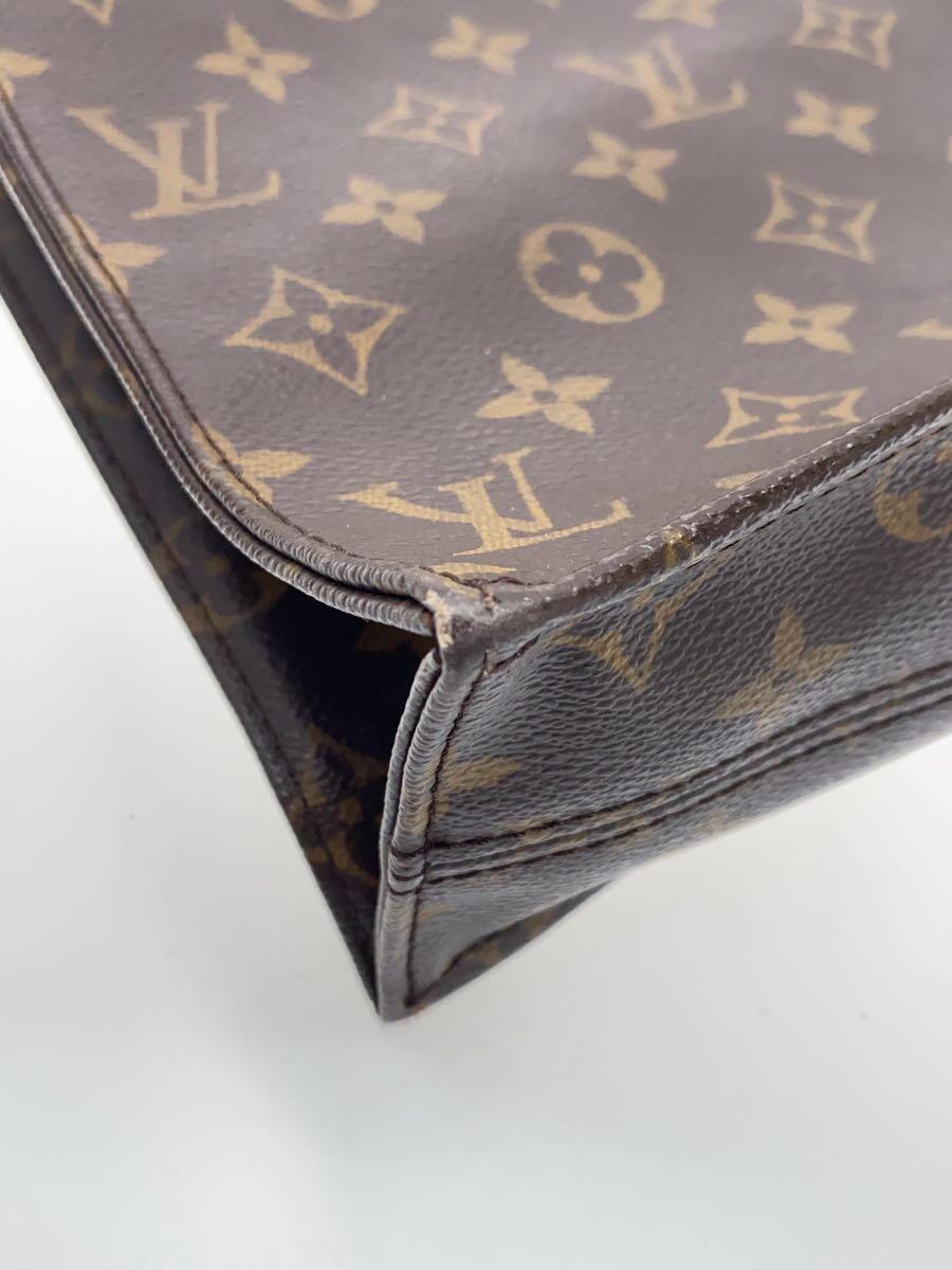 LOUIS VUITTON◆1)サック・プラ_モノグラム_BRW/PVC/BRW_画像7