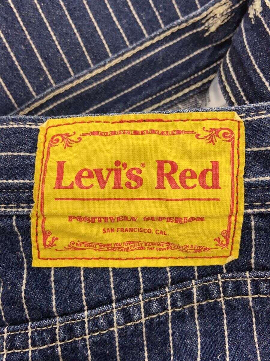 Levi’s RED◆ストレートパンツ/25/デニム/BLU/ストライプ/PC9-A0162-0006_画像4