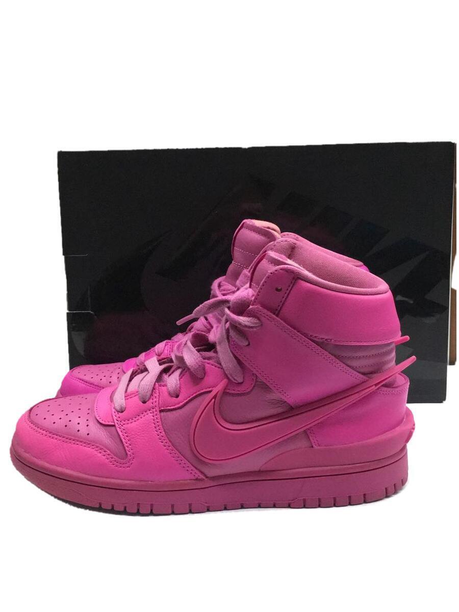 NIKE◆DUNK HIGH X AMBUSH_ダンク HIGH X アンブッシュ/25cm/PNK