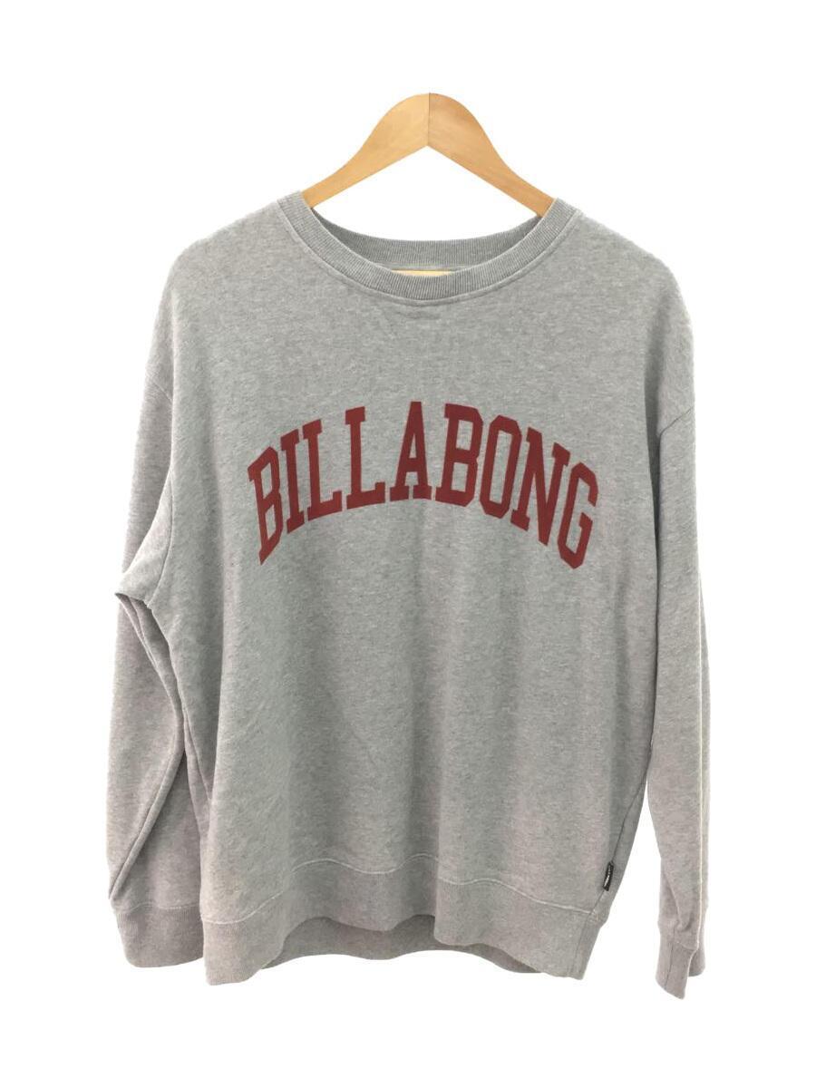 Billabong◆スウェット/M/コットン/GRY_画像1