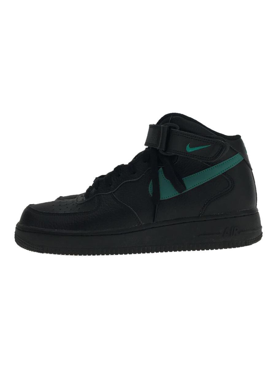 NIKE◆AIR FORCE 1 MID 07/エアフォースミッド/ブラック/315123-045/26.5cm/BLK_画像1