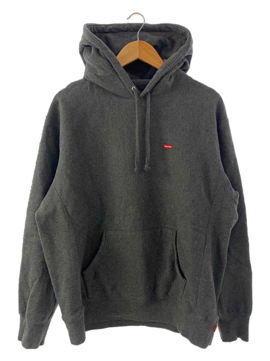 Supreme◆21AW/Small BOX Hooded Sweatshirt/ボックスロゴ/パーカー/M/コットン/グレー