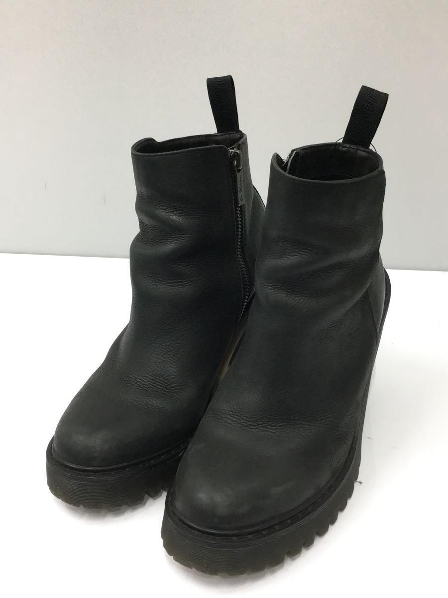 Dr.Martens◆ブーツ/UK5/ブラック/レザー_画像2