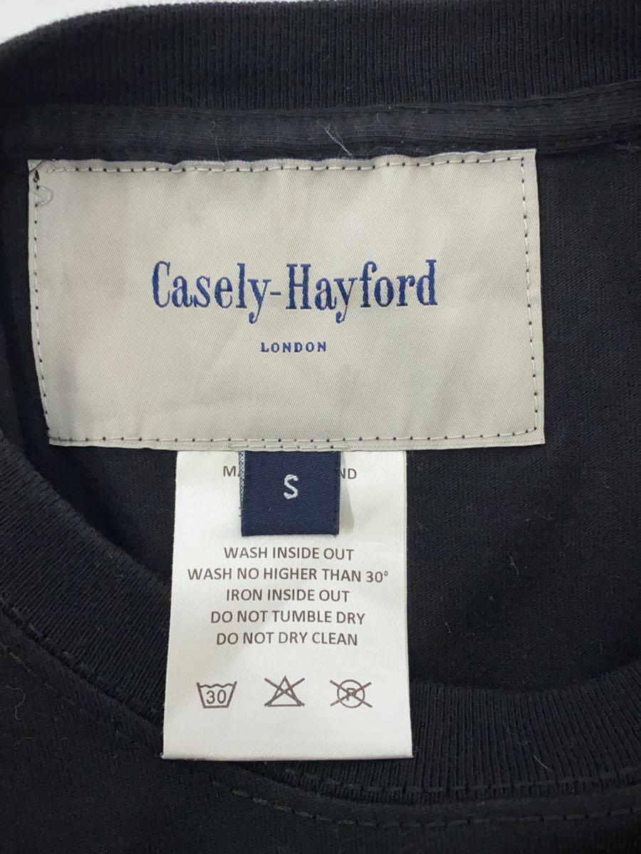 Casely-Hayford◆Tシャツ/S/コットン/ブラック/プリント_画像3