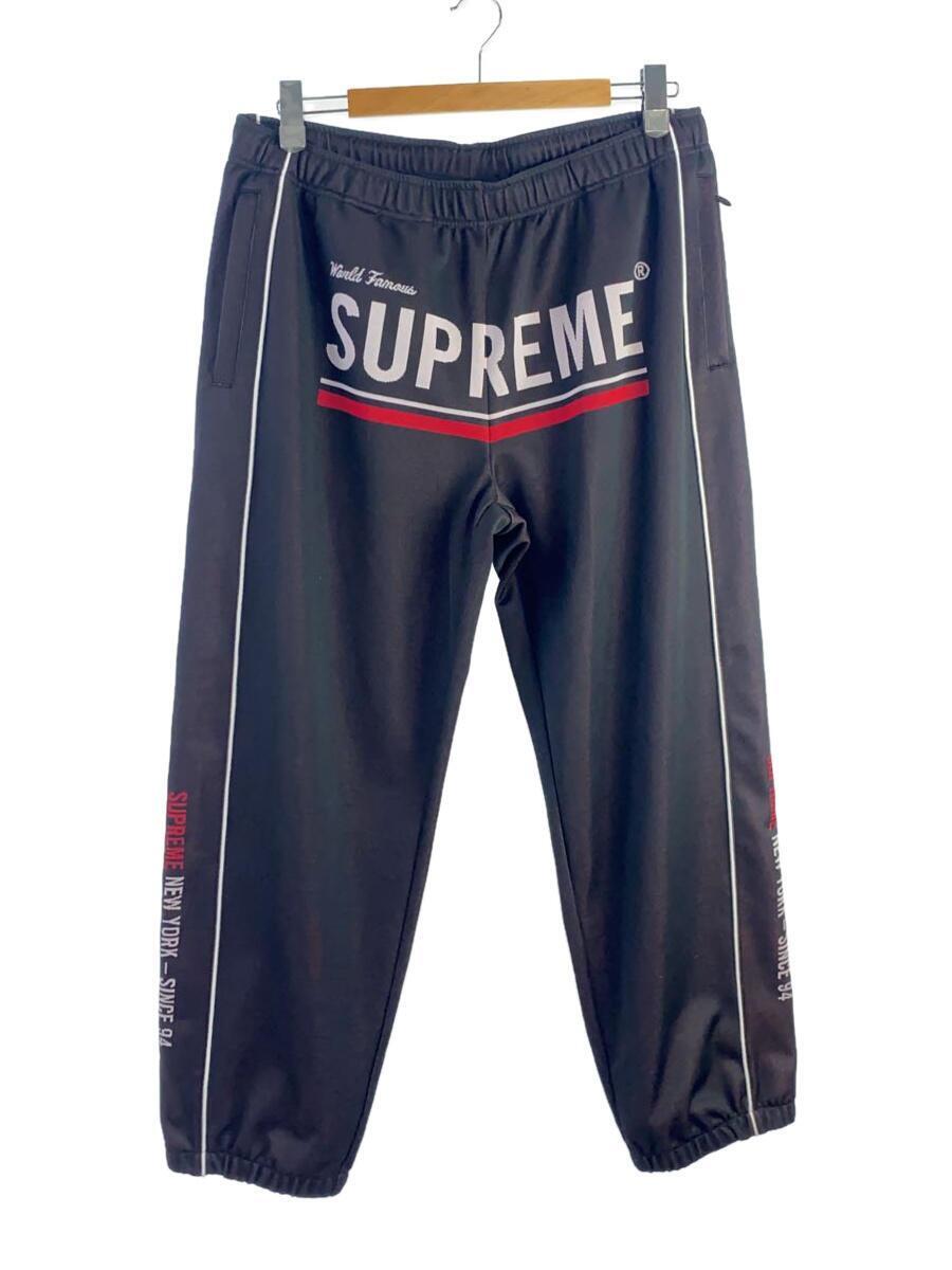 Supreme◆22AW/World Famous Jacquard Track Pants/L/ポリエステル/BLK