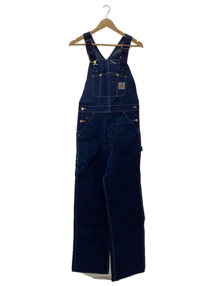 Carhartt◆DENIM BIB BIB OVERALL/オーバーオール/30/デニム/IDG/R08-dnm/パンツ/