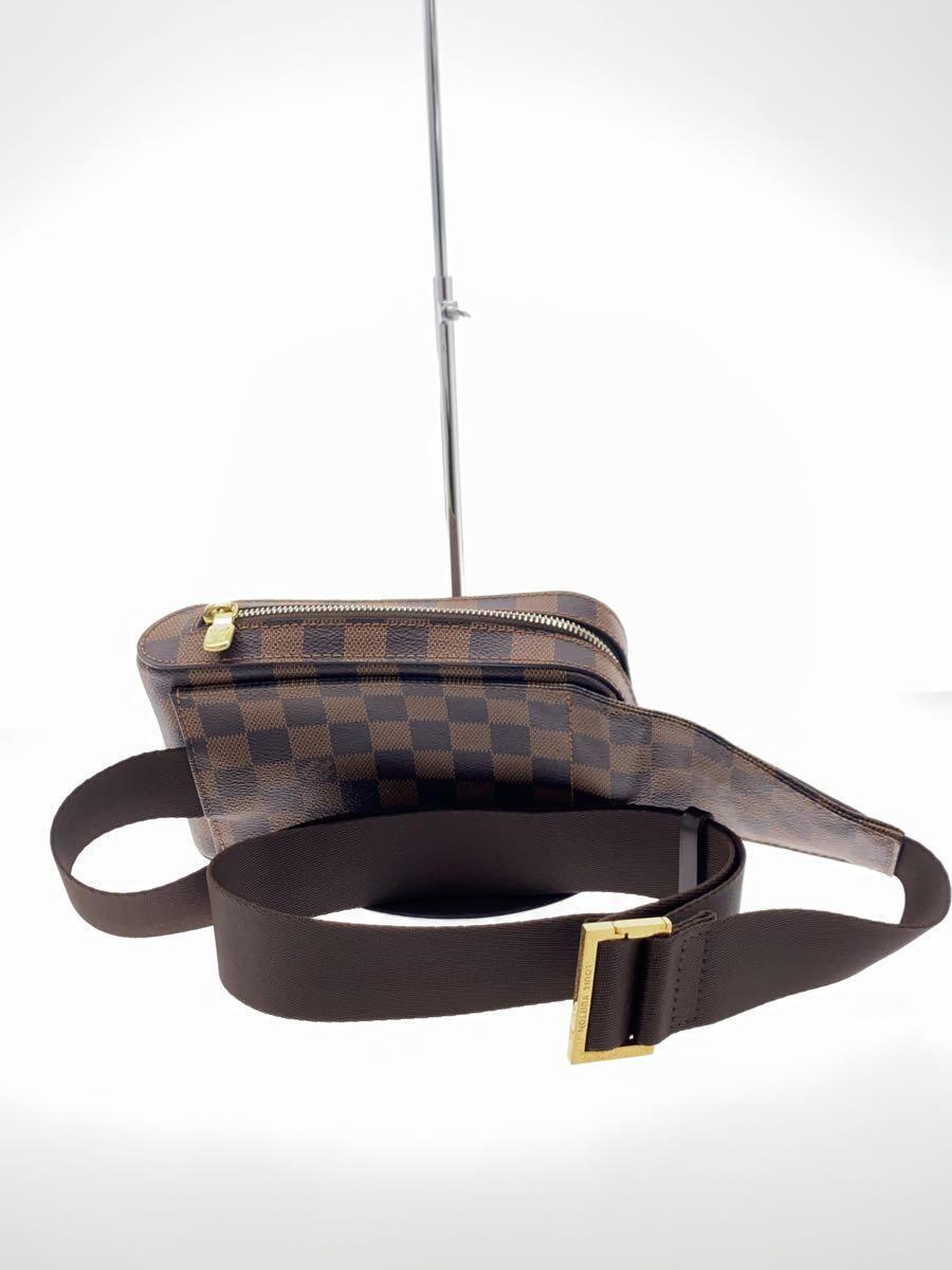 LOUIS VUITTON* Geronimo s_ Damier *eben_BRW/PVC/BRW