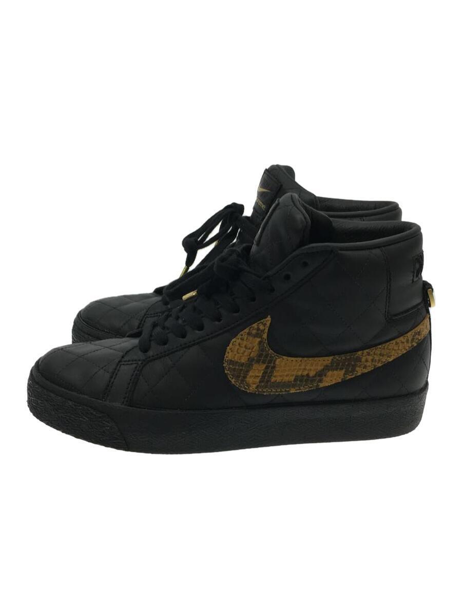 Supreme◆DV5078-001/ZOOM BLAZER MID/ハイカットスニーカー/24.5cm/BLK_画像1