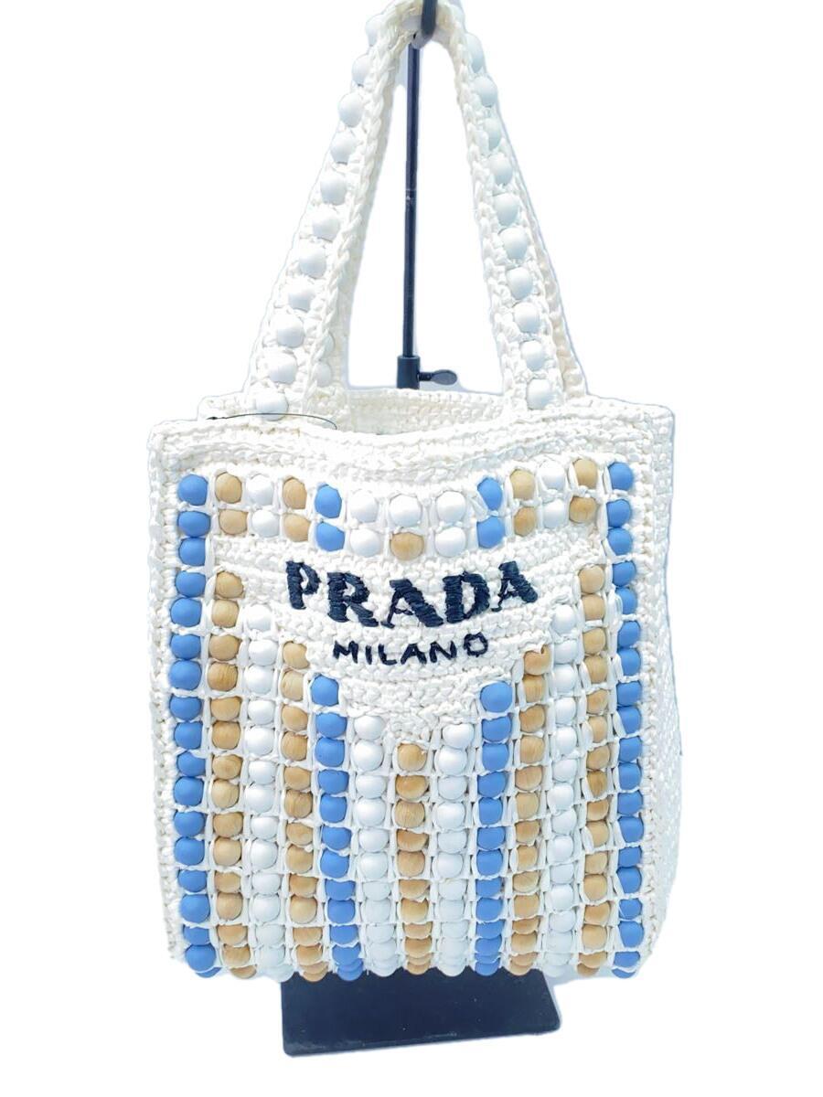 PRADA◆ハンドバッグ/-/WHT