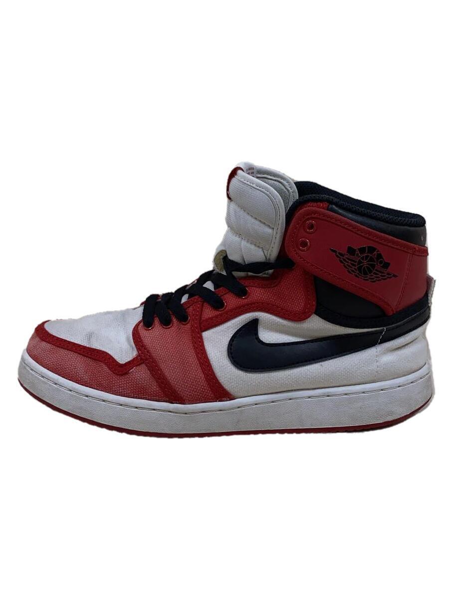 NIKE◆AJ1 KO HIGH OG/エアジョーダン1ノックアウトハイ/ホワイト/638471-101/25cm/WHT