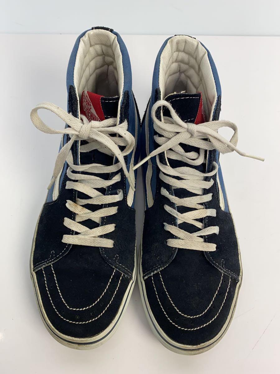 VANS◆ハイカットスニーカー/27cm/ブルー/ベロア/v38cl/バンズ_画像6