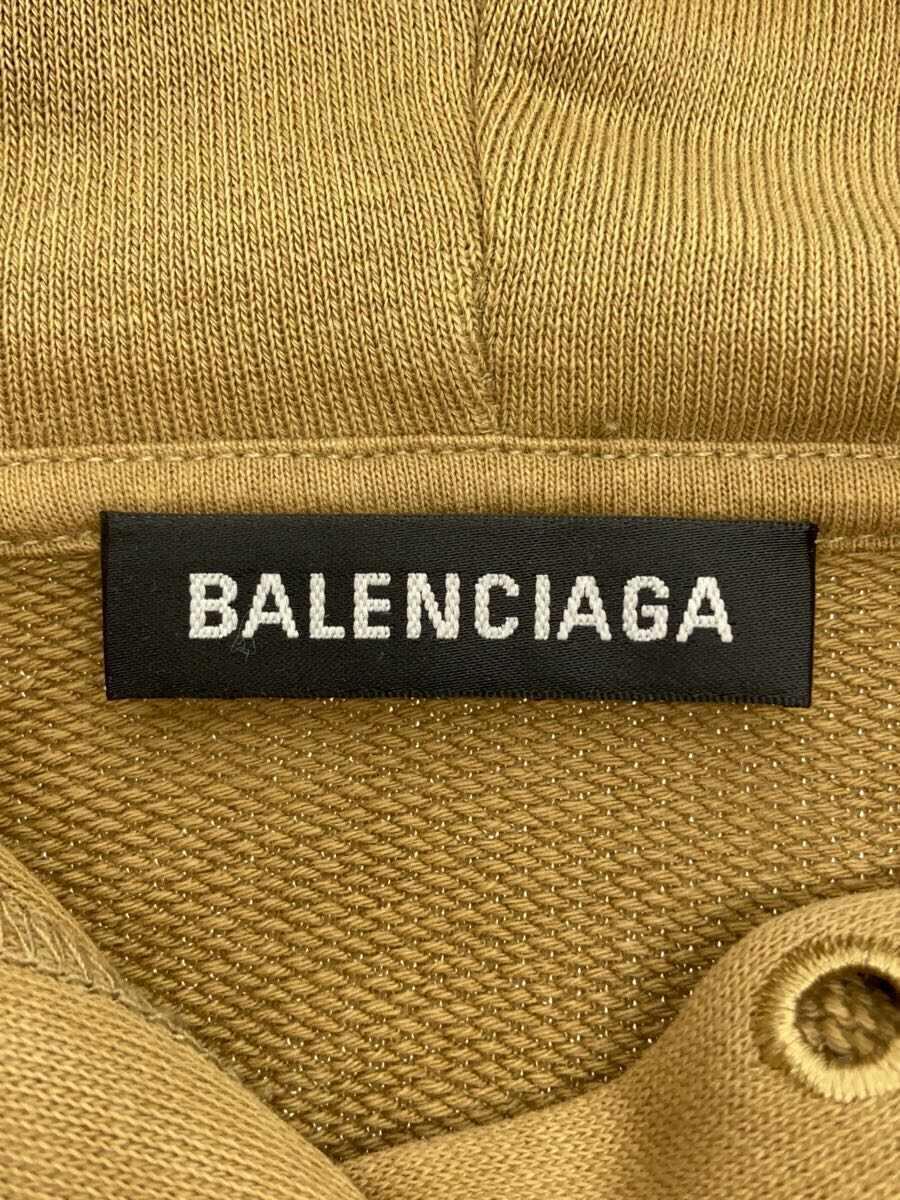 BALENCIAGA◆19AW/BBロゴ/パーカー/XS/コットン/CML/578138 TEV51/フード部の紐欠品_画像3