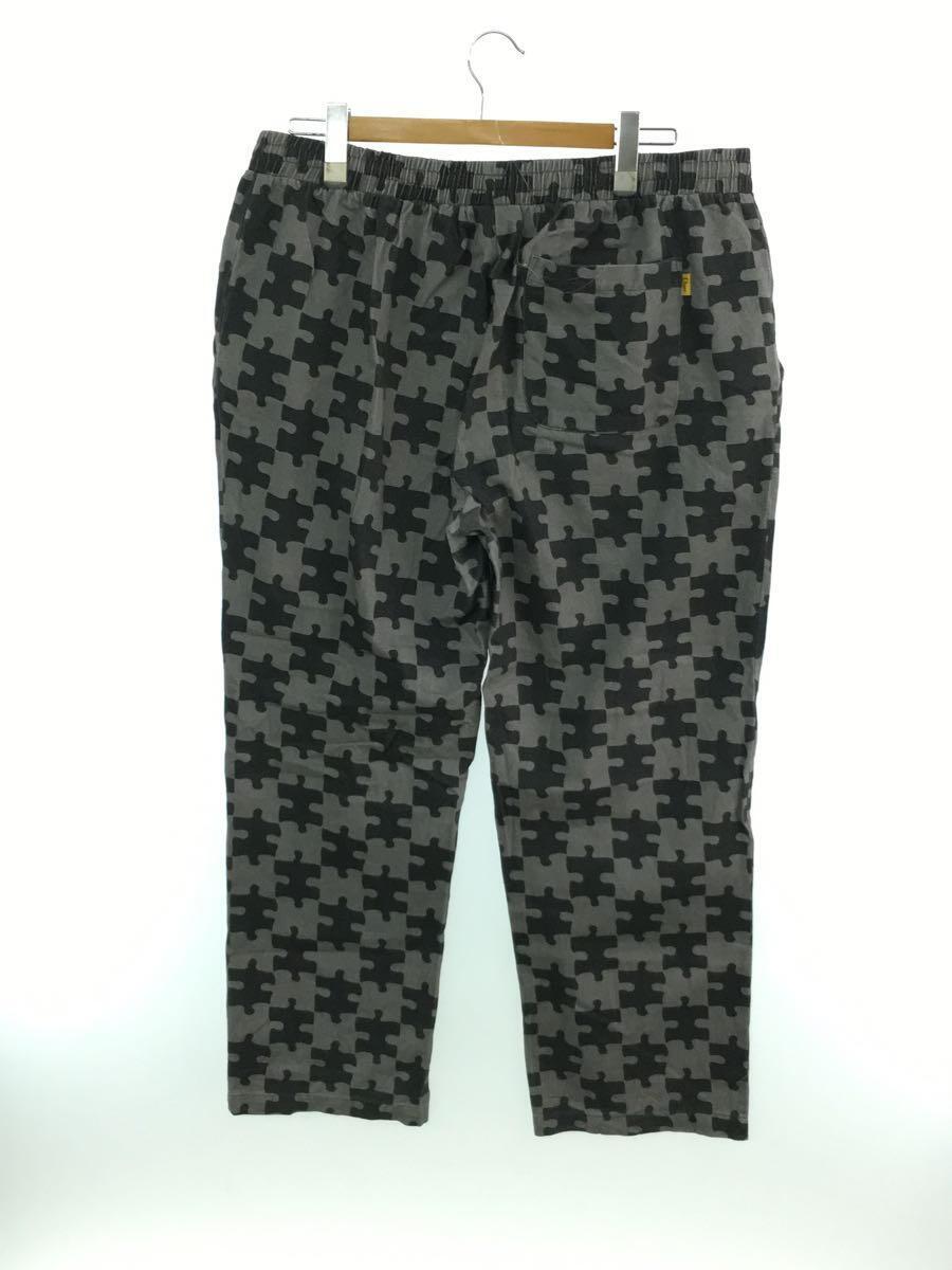 Dime◆ボトム/XL/コットン/BLK/総柄/PUZZLE TWILL PANTS_画像2