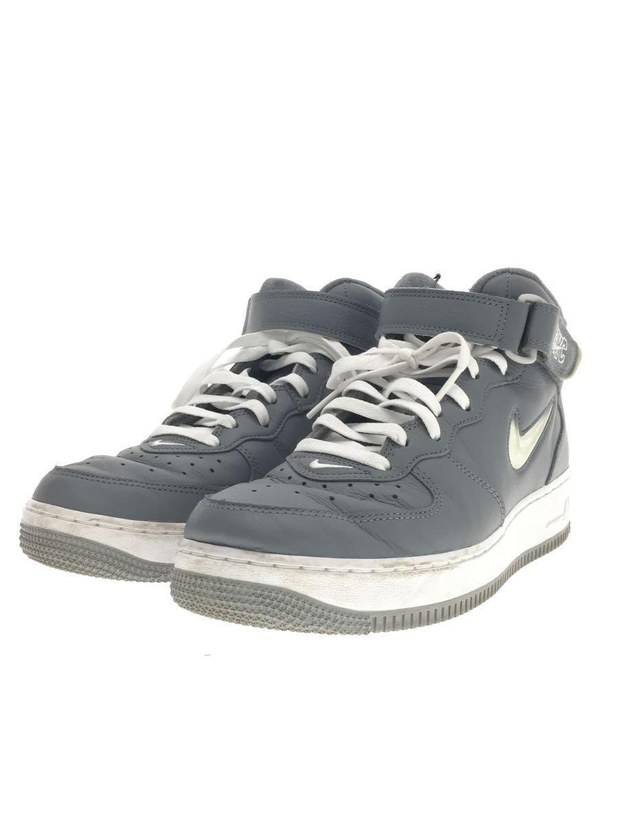 NIKE◆Nike Air Force 1 Mid NYC/エアフォース/27cm/GRY/レザー/DH5622-001_画像2