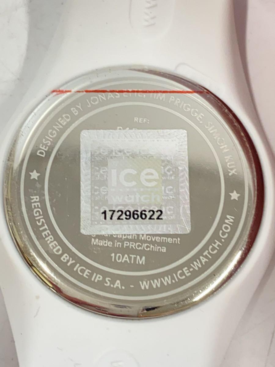 ice watch◆腕時計/アナログ/-/SLV/WHT/013430_画像3