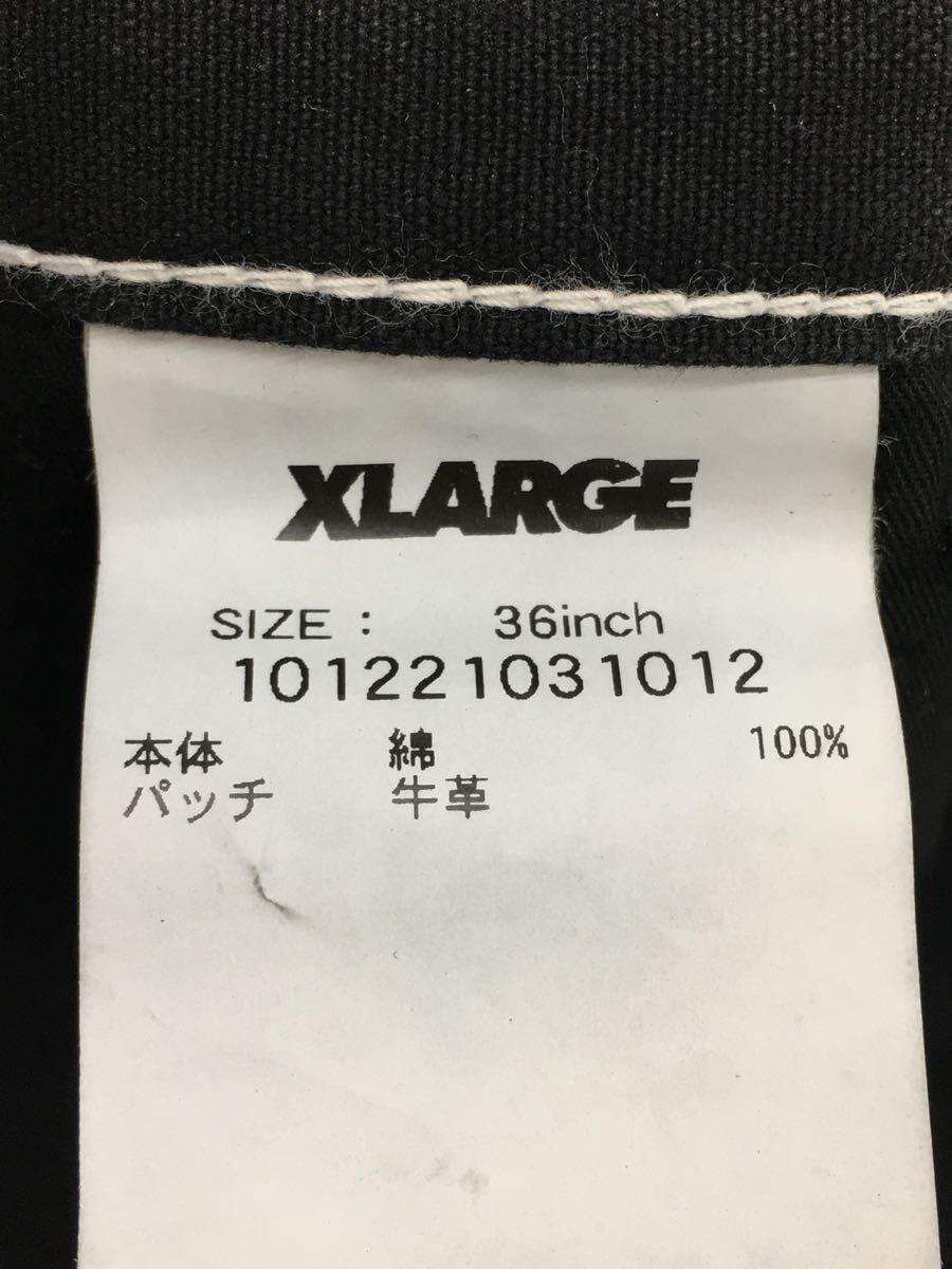 X-LARGE◆ストレートパンツ/36/コットン/ブラック/101221031012_画像5
