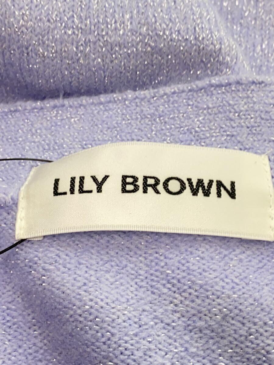 Lily Brown◆22SS/カーディガン(厚手)/M/アクリル/PUP/LFKB225236_画像3