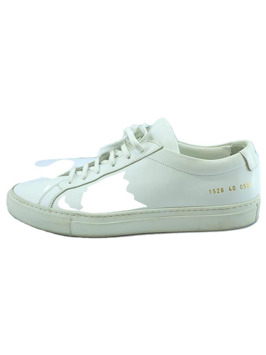 COMMON PROJECTS◆1528/ローカットスニーカー/40/ホワイト/レザー