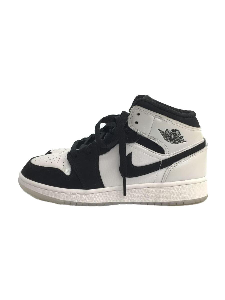 NIKE◆2022年/AIR JORDAN 1 MID SE GS/DN4321-100/23cm/BLK