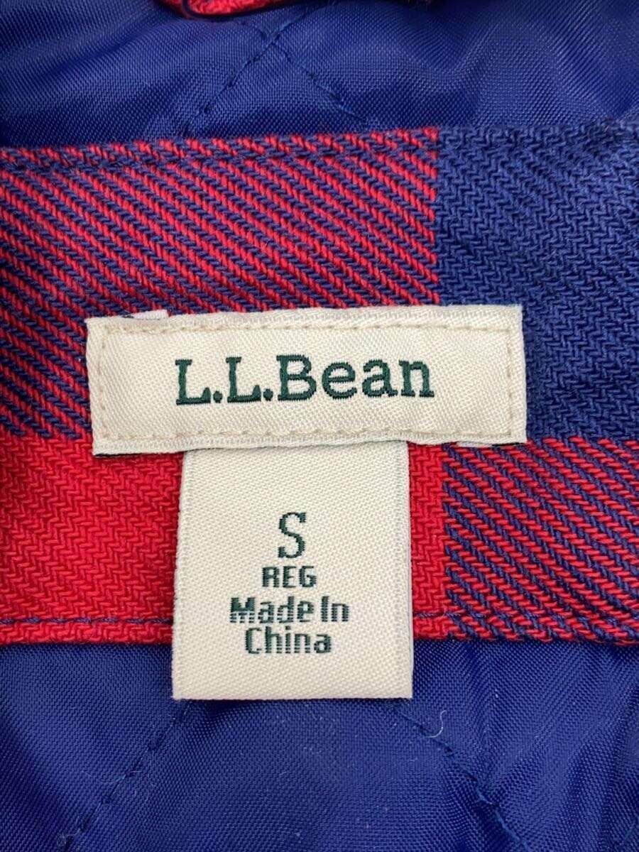 L.L.Bean◆ジャケット/S/コットン/RED/チェック/502798_画像3