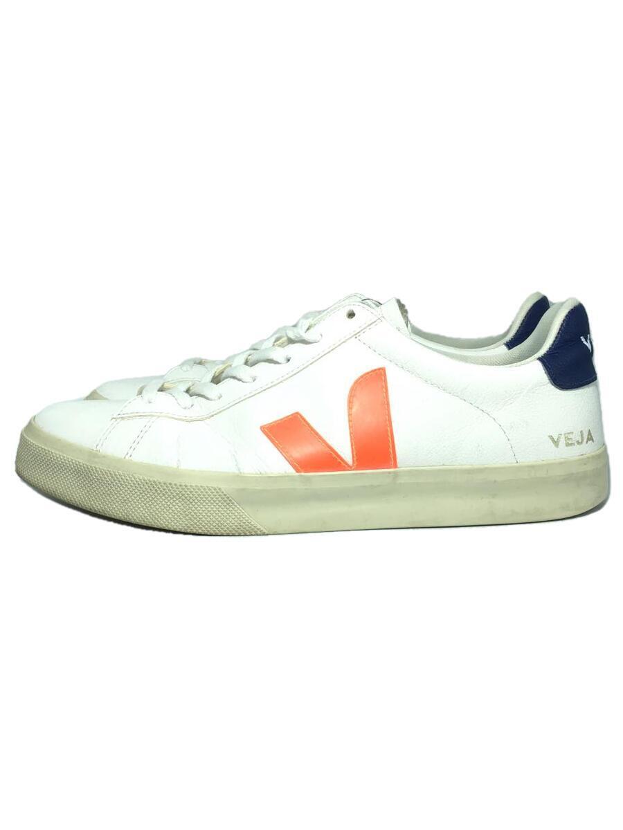 VEJA◆ローカットスニーカー/28.5cm/WHT/レザー