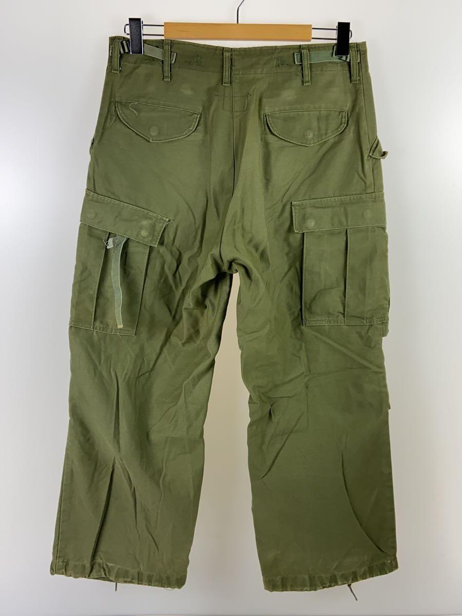 US.ARMY◆70S/M-65/SERVALジップ/カーゴパンツ/27/コットン/KHK/3415-00-782-2950_画像2