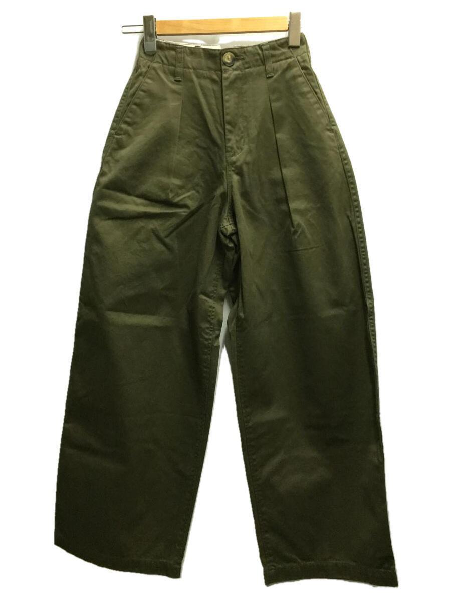 TODAYFUL◆Superwide Chino PT/ボトム/36/コットン/カーキ/11820713