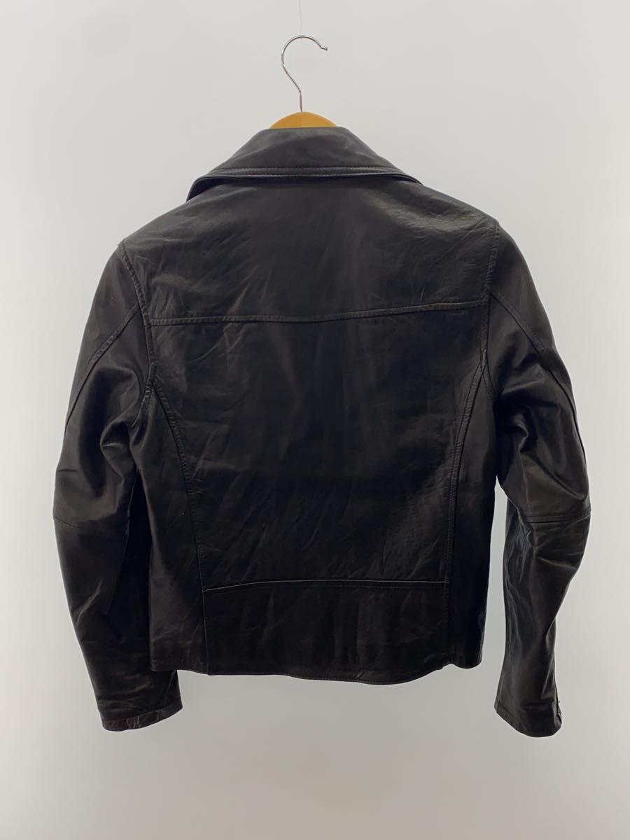 glamb* double rider's jacket /1/ sheep leather /BLK/ plain 