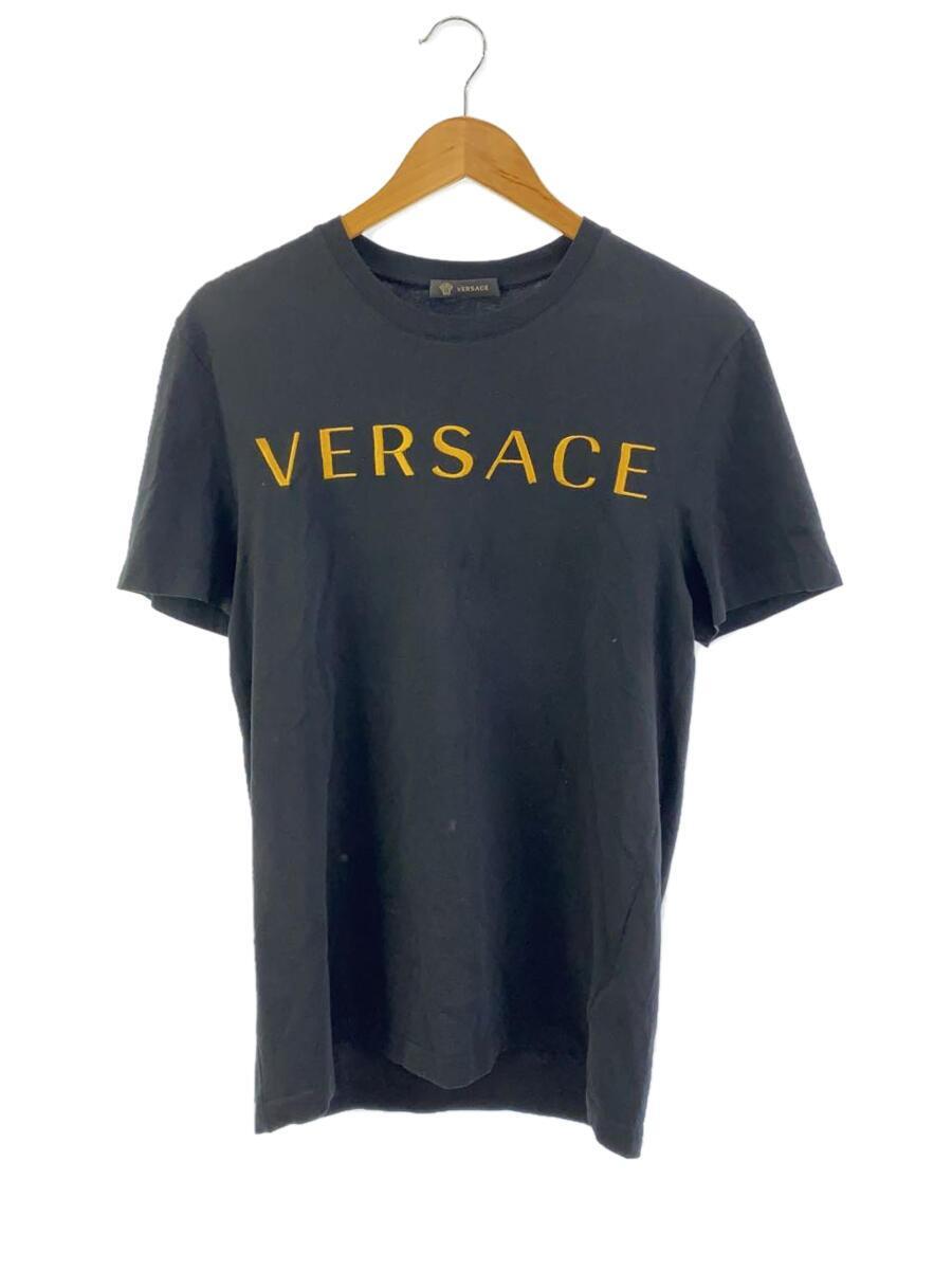 VERSACE◆ヴェルサーチェ/Tシャツ/M/コットン/BLK/A87021S A230901