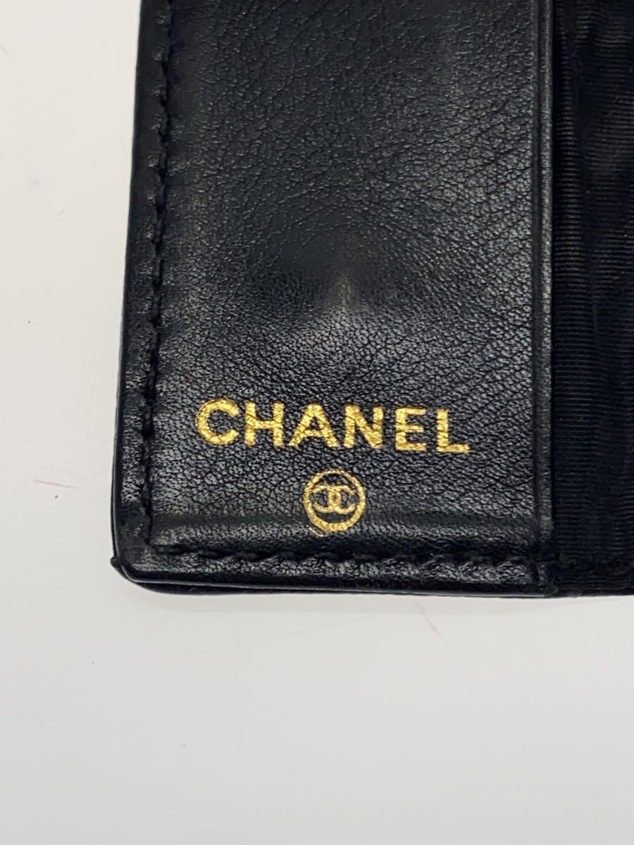 CHANEL◆キーケース/レザー/BLK/無地/レディース_画像3