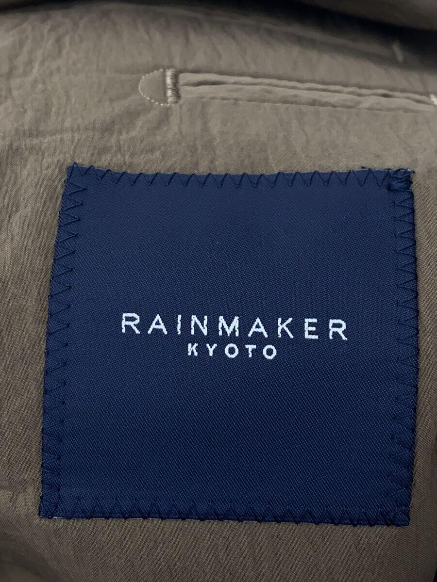 RAINMAKER KYOTO◆STRETCH EASY JACKET/テーラードジャケット/4/BRW/無地/RM211-026/シミ有/_画像3