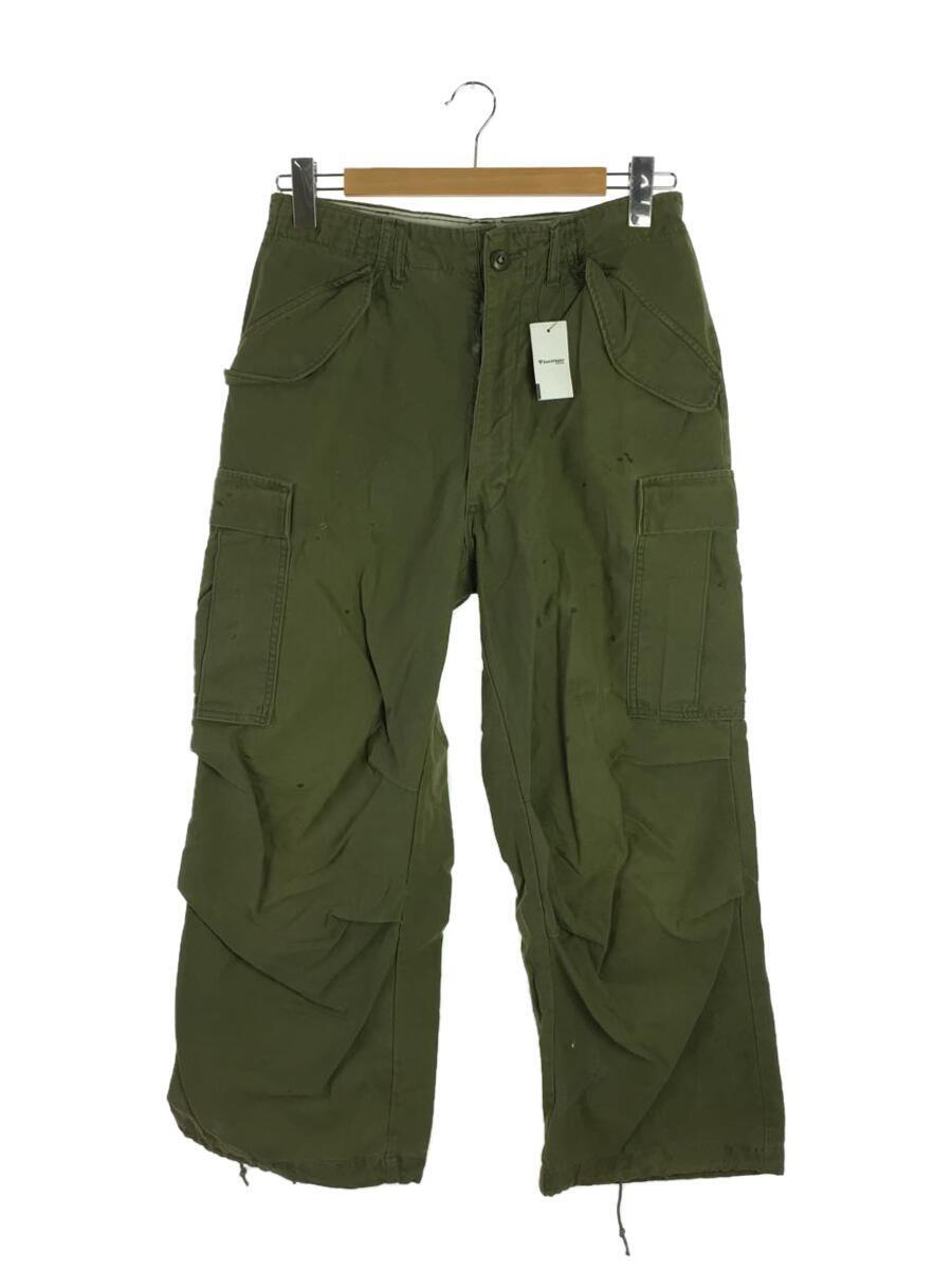 US.ARMY◆M-65/カーゴパンツ/S/コットン/KHK/8415-782-2950