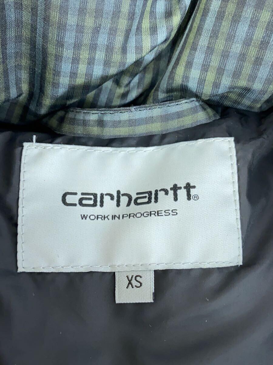 Carhartt◆ダウンベスト/XS/ポリエステル/GRY/チェック_画像3