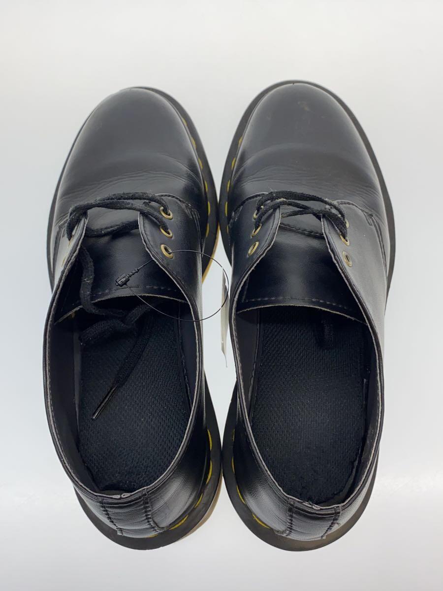 Dr.Martens◆ドレスシューズ/UK4/BLK/GV07S/3HOLE/履きジワ・型崩れ・ソール擦れ・キズ_画像3