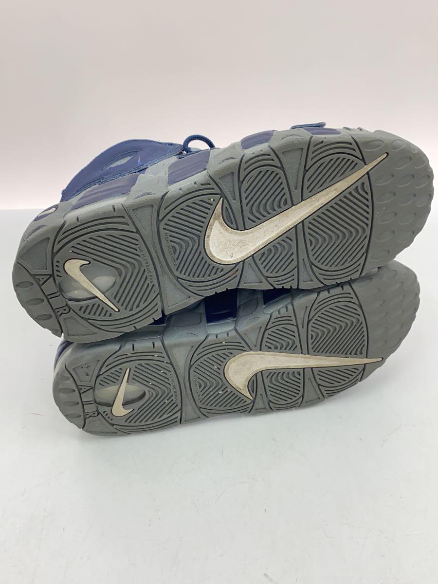 NIKE◆エアモアアップテンポ/ハイカットスニーカー/24.5cm/NVY/PVC/415082-009_画像4