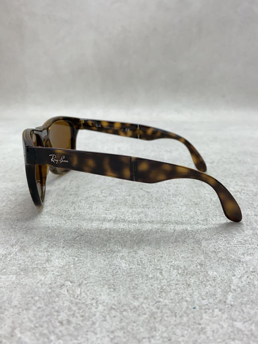 Ray-Ban◆FOLDING WAYFARER/サングラス/ウェリントン/ベッコウ柄/ブラウン/メンズ/RB4105_画像3