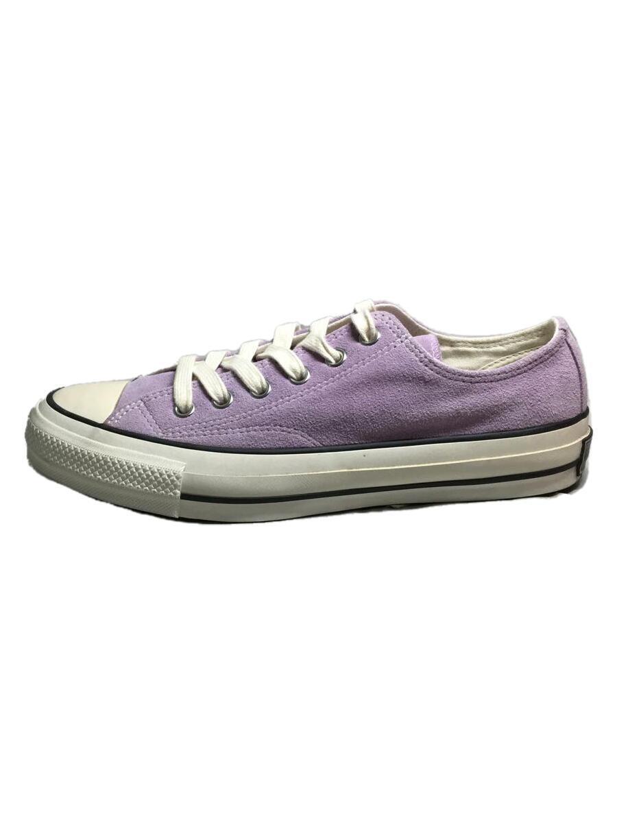 CONVERSE ADDICT◆CHUCK TAYLOR SUEDE OX/ローカットスニーカー/26.5cm/PUP/スウェード/1CL691