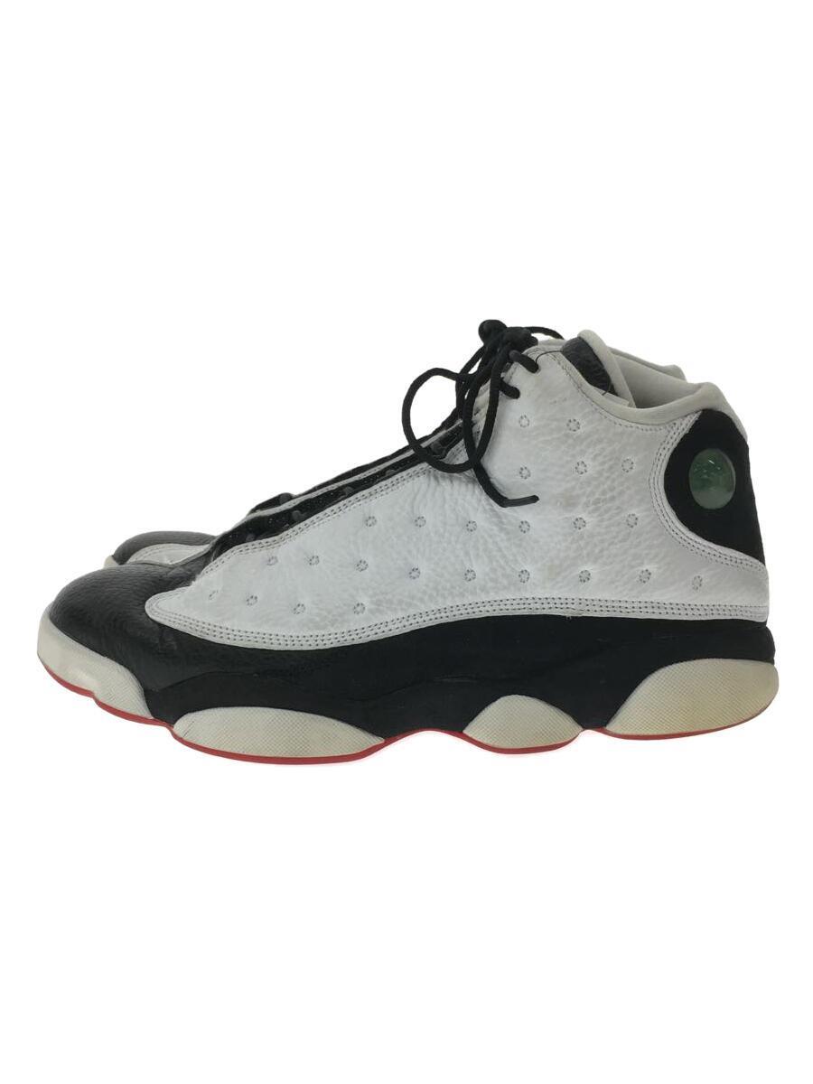 NIKE◆AIR JORDAN 13 RETRO/エアジョーダンレトロ/ホワイト/414571-104/28.5cm/WHT