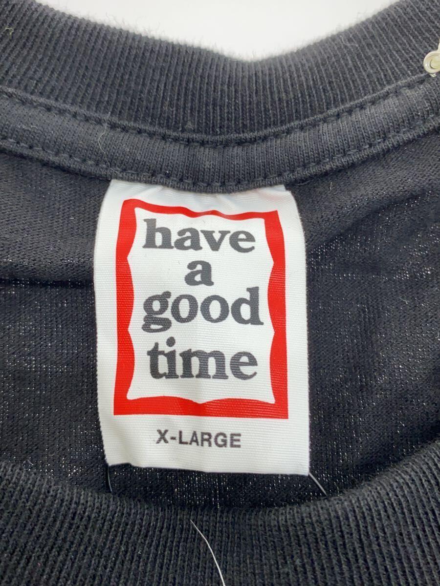 have a good time◆Tシャツ/XL/コットン/ブラック/ハヴアグッドタイム_画像3